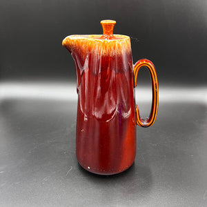 Hull Pottery Drip Glaze Coffee Pot