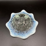 Northwood White Opalescent Footed Bowl