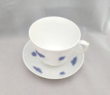 Adderley's Vintage Tea Cup and Saucer; Adderley Blue Chelsea; White and Blue Tea Cup and Saucer