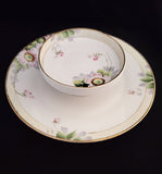 Hand Painted Nippon Two-Tier Serving Plate; Vintage Nippon; Nippon China; Nippon Porcelain
