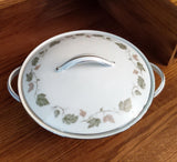 Noritake Covered Vegetable Dish in the Vineyard Pattern; Noritake Vineyard Pattern; Noritake China