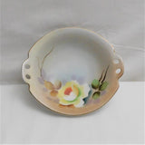 Vintage Meito China Hand Painted Floral Handled Bowl