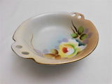 Vintage Meito China Hand Painted Floral Handled Bowl
