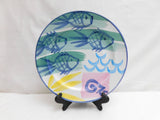 Vintage Present Tense Home Artistry Plate, Hand Painted in Italy