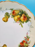 Porcelain Sorau Vintage Hand Painted Pear Plate/ PS Germany