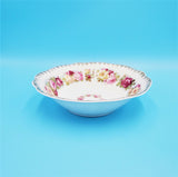 Silesia Porcelain Floral Bowl/ Vintage Porcelain Bowl/ Hermann Ohme