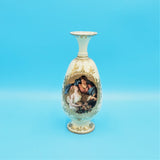 Neoclassical Portrait Vase; Vintage Portrait Vase; Antique Victoria Austria Vase