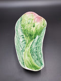 Hand Painted Asparagus Serving Dish, Made in Italy; Hand Painted Dish; Ceramlche Leonardo