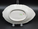 J and G Meakin Oval Floral Dish; Meakin Porcelain Dish