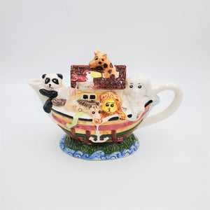 Cardinal Inc Noah's Ark Teapot; Ceramic Teapot; Animal Teapot; Cardinal Inc Teapot; Noah's Ark Teapot