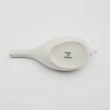 White Porcelain Invalid or Baby Feeder, Made in Japan;