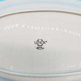 Lenox Oval Serving Dish; Lenox Oval Dish; Oval Dish; Oval Enamel Dish; Lenox Basket Weave