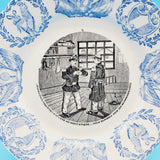 Badonviller Ironstone Transferware Plate; Théophile Fenal; French Transferware Plate; Collectible Plate