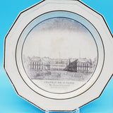 Choisy-le -Roi  Ironstone Transferware Plate; Chateau De St Cloud; Collectible Plate; French Porcelain