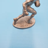 Masterworks Fine Pewter Football Player Figurine; MW 7596G; A. Scherbak