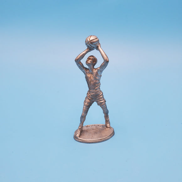 Masterworks Fine Pewter Basketball Player Figurine; MW 7780G; A. Scherbak