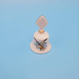 English Bone China Nautical Collectible Bell; Sailing Ceramic Bell