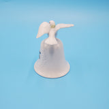 Enesco 25th Anniversary Ceramic Dove Hand Bell