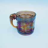 Imperial Glass Storybook Amber Glass Mug - Nursery Rhyme Mug - E Ward Russell