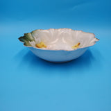 Floral Bowl by RS Germany Tillowitz; Vintage Ceramic Floral Bowl