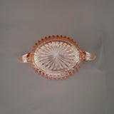 Anchor Hocking Queen Mary Pink Depression Glass Open Sugar Dish