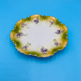 Ceramic Floral Desert Plate