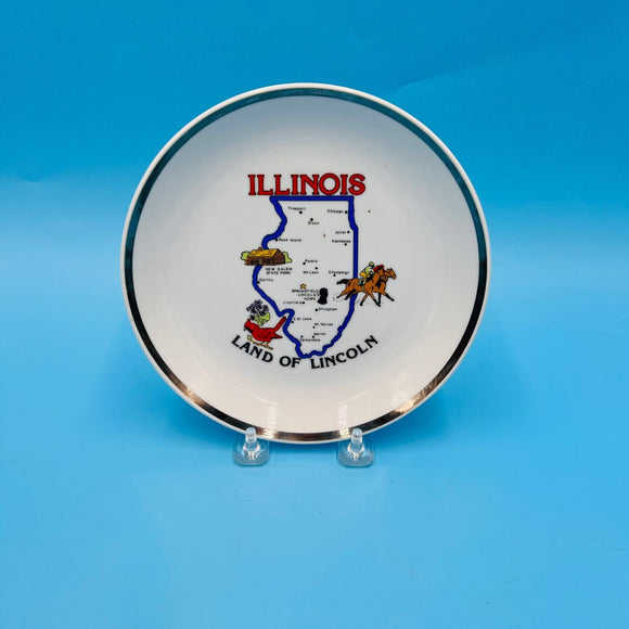 Illinois Souvenir Plate - Illinois Collectible