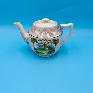 Lusterware Teapot Windmill Scene Made in Japan