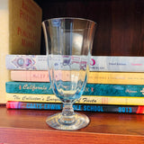 Ice Blue Water Goblet - Glass Crystal Drinkware