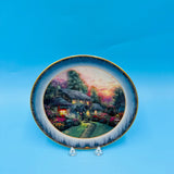 Thomas Kincaid's Peaceful Retreats Julianne's Cottage Decorative Plate by The Bradford Exchange and Lenox China