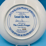 Lead Us Not Decorative Plate by Abbie Williams - The Lords Prayer Plate Collection