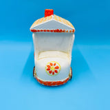 NAPCO Ceramic Flower House Cookie Jar