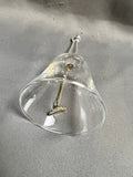 Ship Clear Glass Bell - Ship in Bell Decor - Home Decor Bell