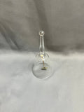 Ship Clear Glass Bell - Ship in Bell Decor - Home Decor Bell