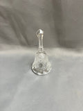 Clear Glass Ornate Bell with No Clapper - Home Decor Bell